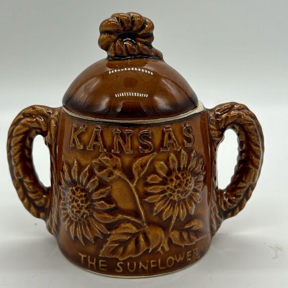 Vintage Kansas honeypot the sunflower state - Picture 1 of 8